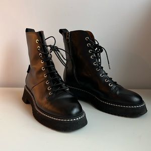 LABUCQ Tankie Black Combat Boot Size: EU 39, US 8.5/9